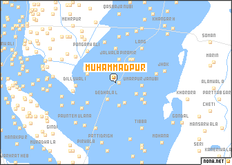 map of Muhammadpur