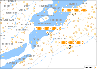 map of Muhammadpur