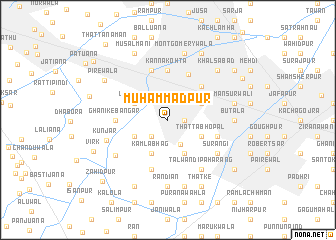 map of Muhammadpur