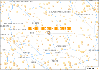 map of Muhammad Rahīm Wassān