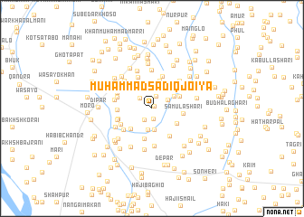 map of Muhammad Sādīq Joiya