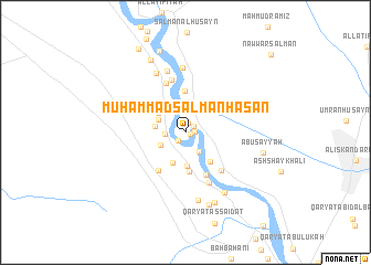 map of Muḩammad Salmān Ḩasan