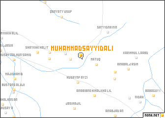 map of Muḩammad Sayyid ‘Alī