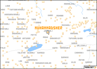 map of Muhammad Sher