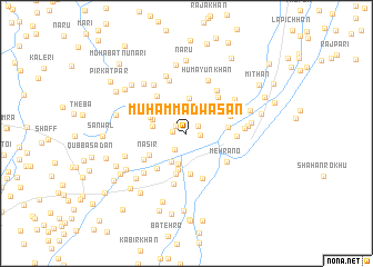 map of Muhammad Wasān