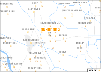 map of Muḩammad