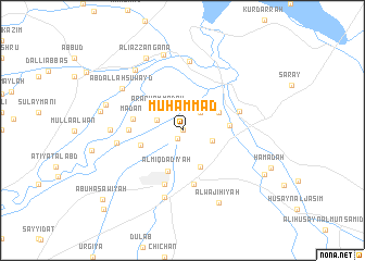 map of Muḩammad