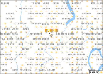 map of Muhāni