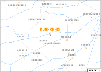 map of Muhārwāri