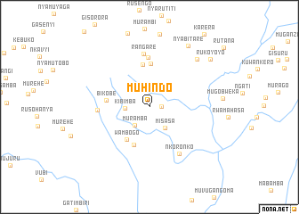 map of Muhindo