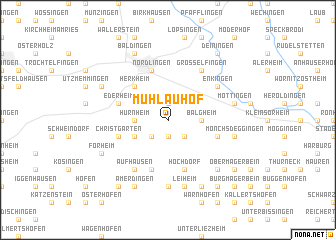 map of Mühlauhof