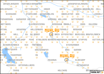 map of Mühlau