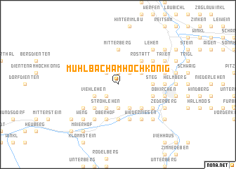 map of Mühlbach am Hochkönig