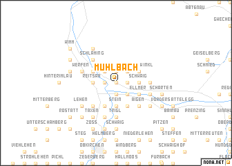 map of Mühlbach