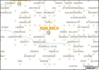 map of Mühlbach