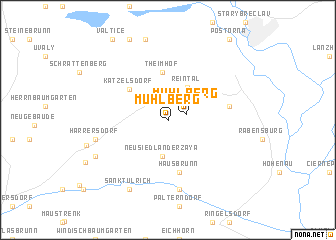 map of Mühlberg