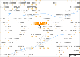 map of Mühldorf