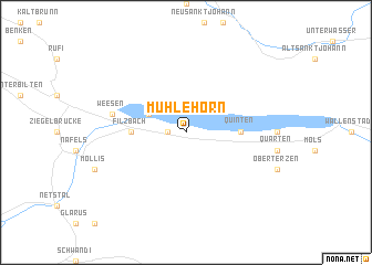 map of Mühlehorn