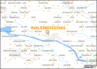 map of Mühlenbergerweg
