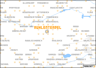 map of Mühlentempel