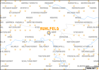 map of Mühlfeld