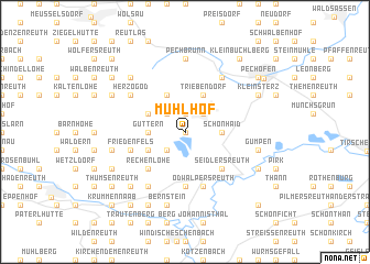 map of Mühlhof