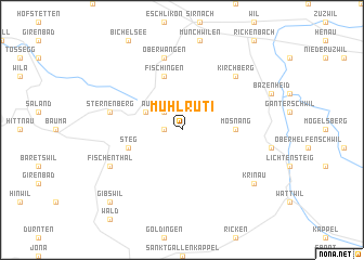 map of Mühlrüti