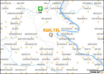 map of Mühltal