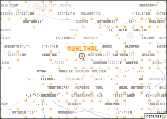 map of Mühlthal