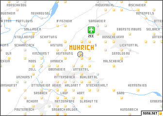 map of Mührich