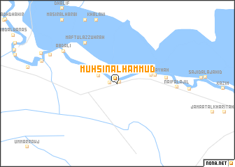 map of Muḩsin Āl Ḩammūd