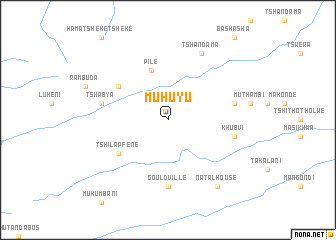 map of Muhuyu