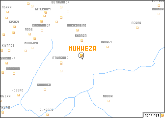 map of Muhweza