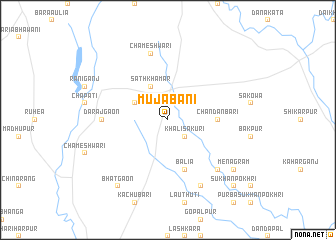 map of Mujabāni