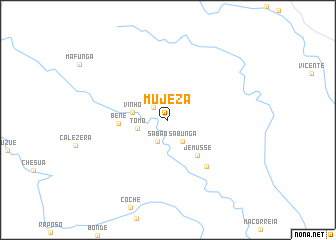 map of Mujeza