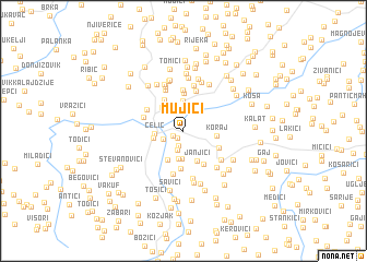map of Mujići