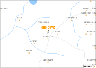 map of Mukaiya