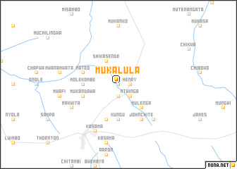 map of Mukalula