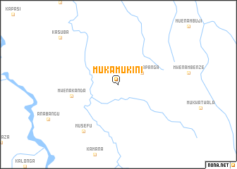 map of Muka-Mukini