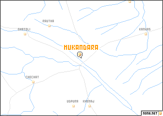 map of Mukandara