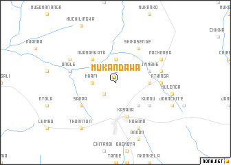 map of Mukandawa