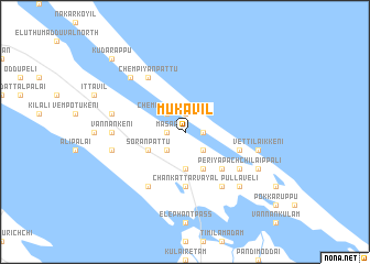 map of Mukavil