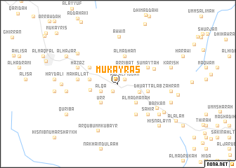map of Mukayrās