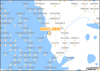 map of Mukelabai