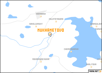 map of Mukhametovo