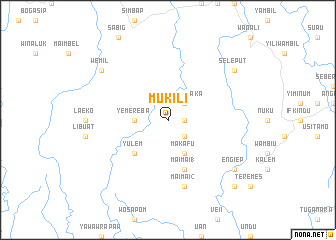map of Mukili