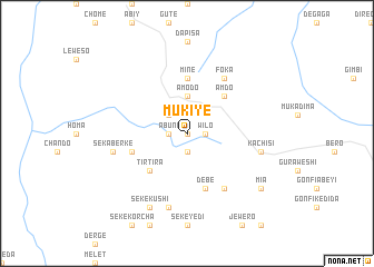 map of Mukiyē