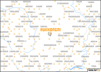 map of Mukkong-ni