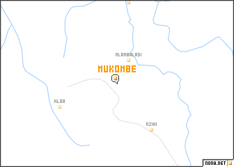 map of Mukombe
