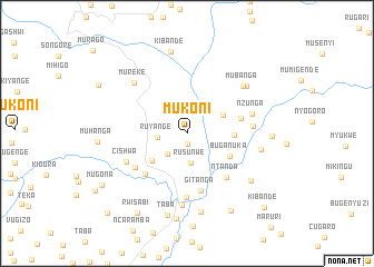 map of Mukoni